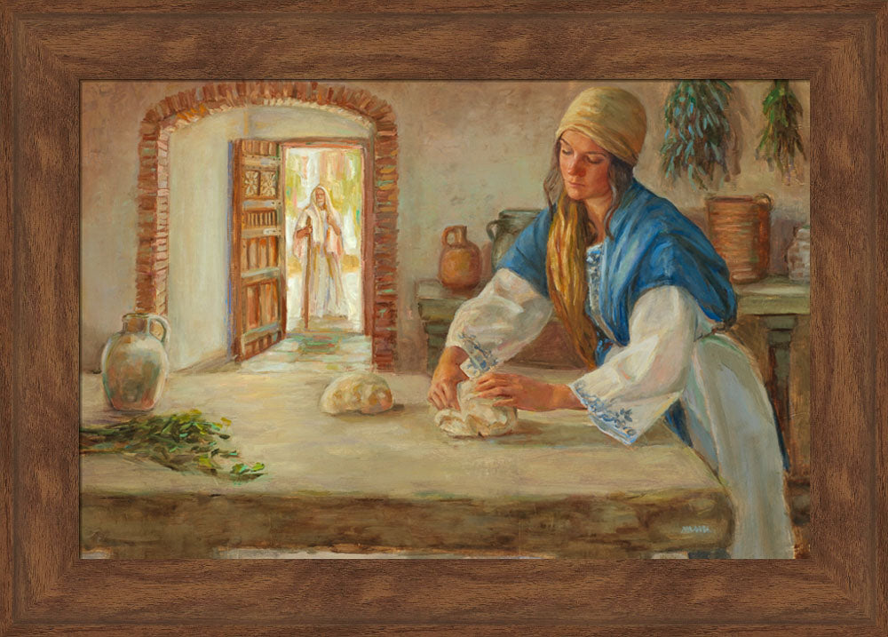 Preparing Bread for Elisha