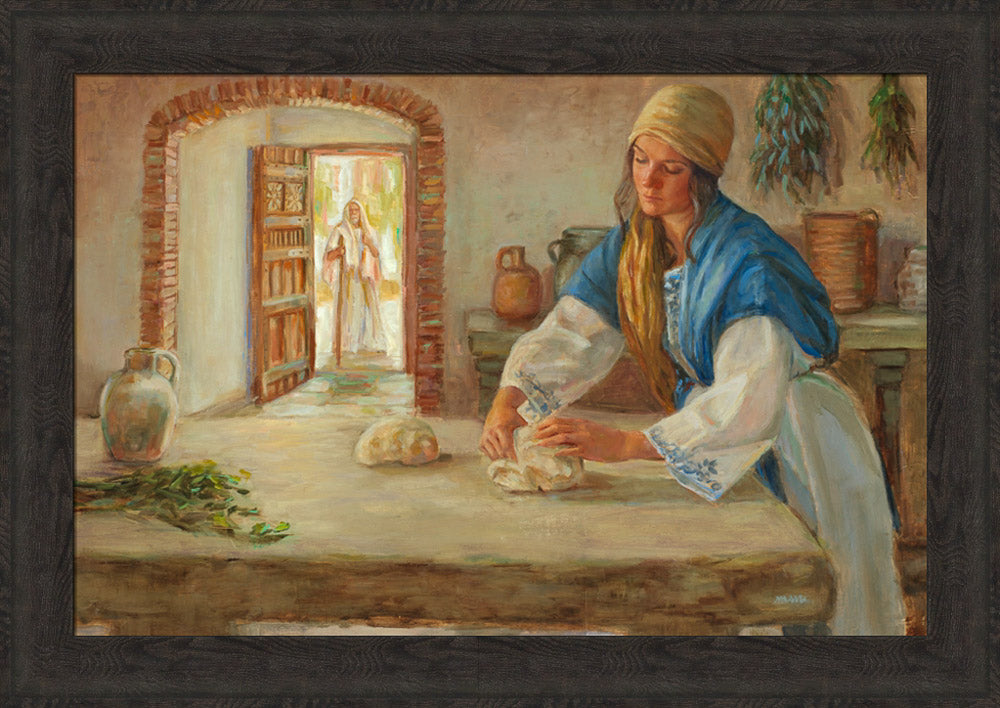 Preparing Bread for Elisha