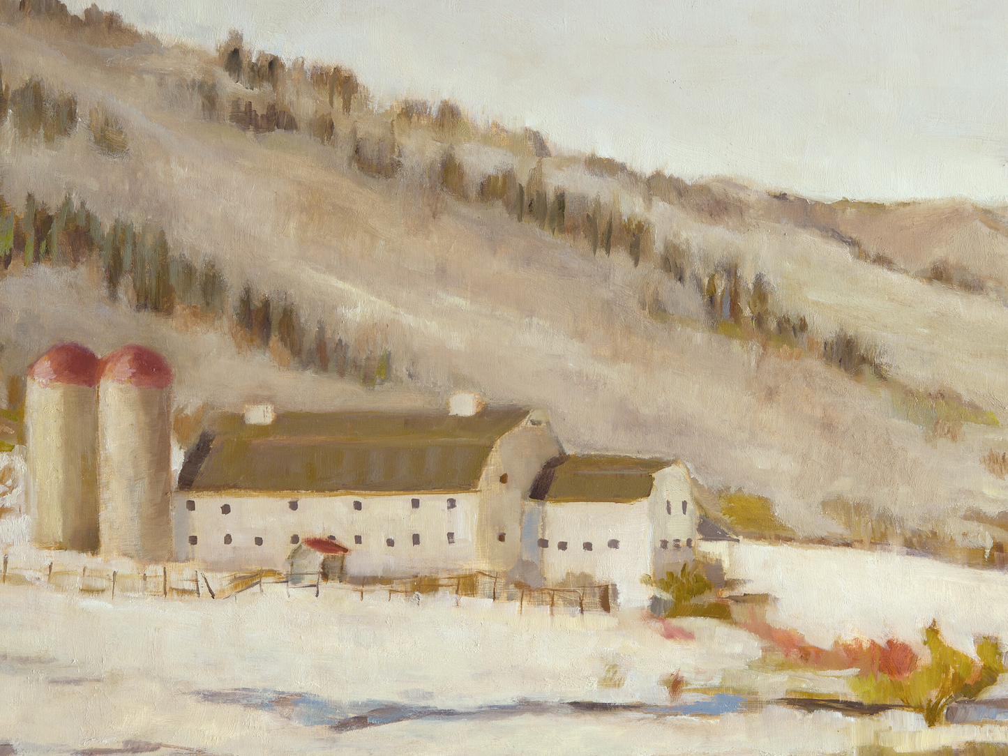 "Park City Barn in Snow" FINE ART PRINT